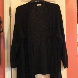 Black cardigan